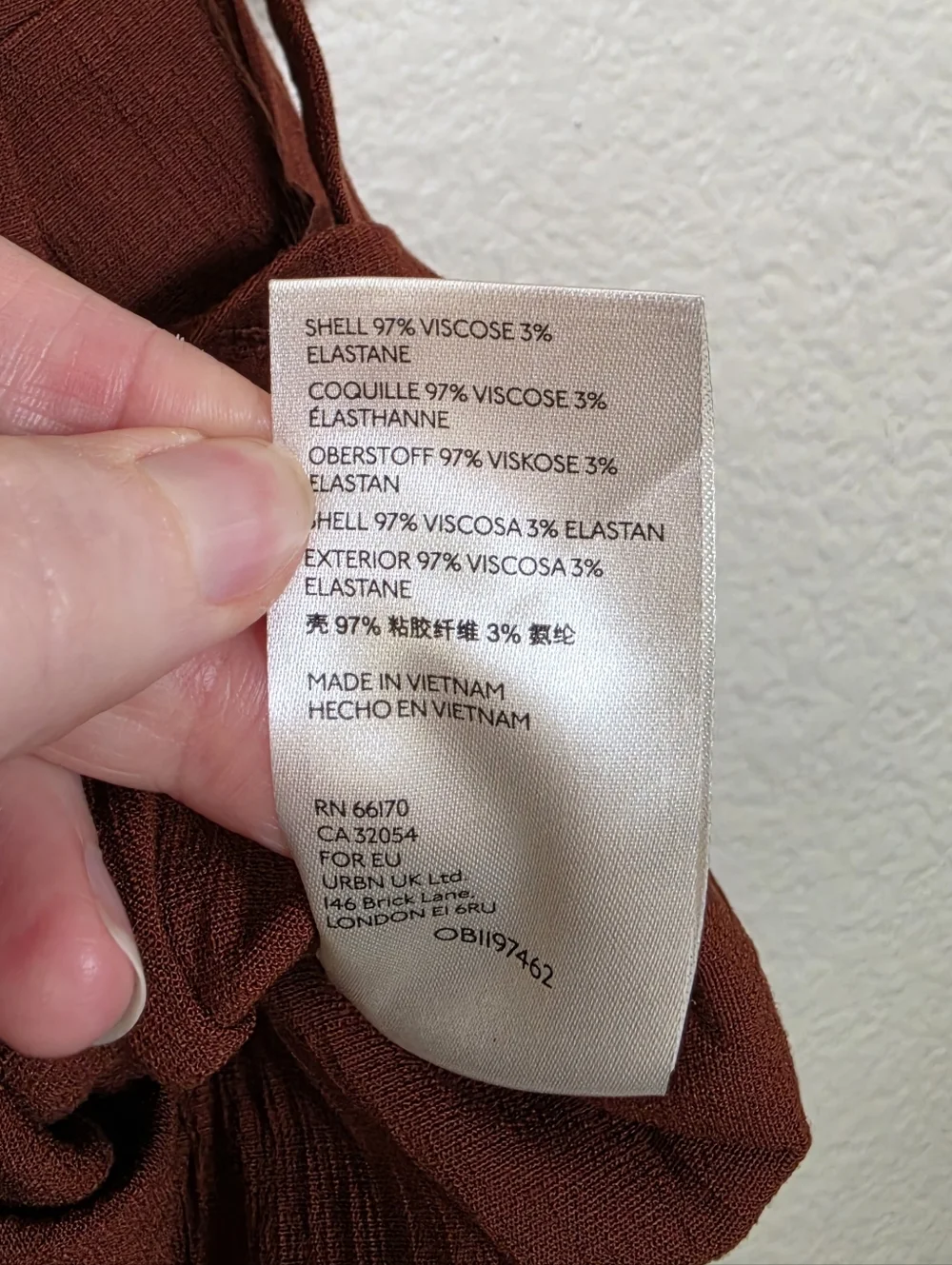 Free People Rust Rough Rider Mini Dress XS - Picture 6 of 6